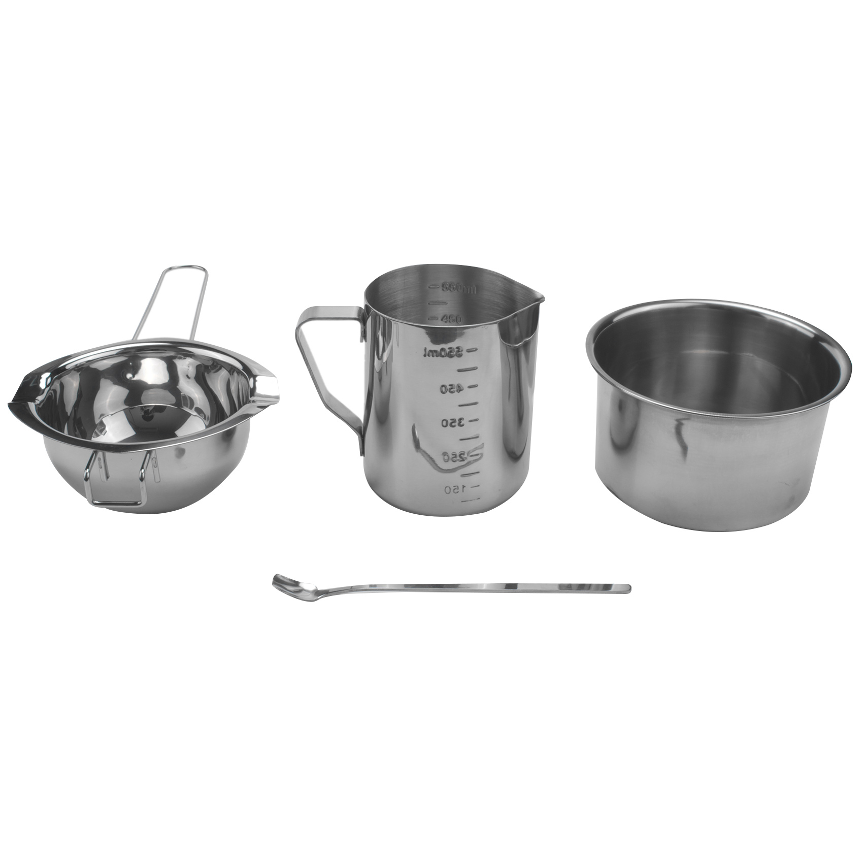 Soap Making Double Boiler - طقم AEE8-4 من الفولاذ المقاوم للصدأ،