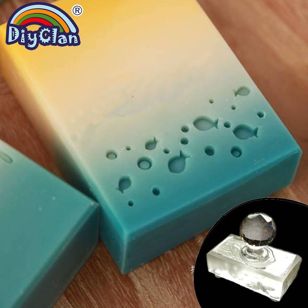 Soap Stamp Custom - ختم صابون أكريليك شفاف مصنوع يدويًا
