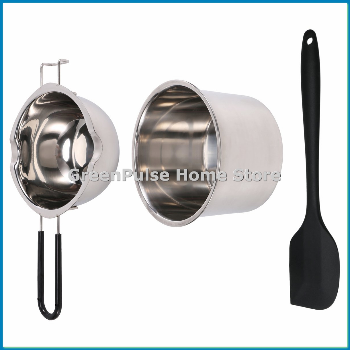 Soap Making Double Boiler - طقم وعاء مزدوج من الفولاذ المقاوم