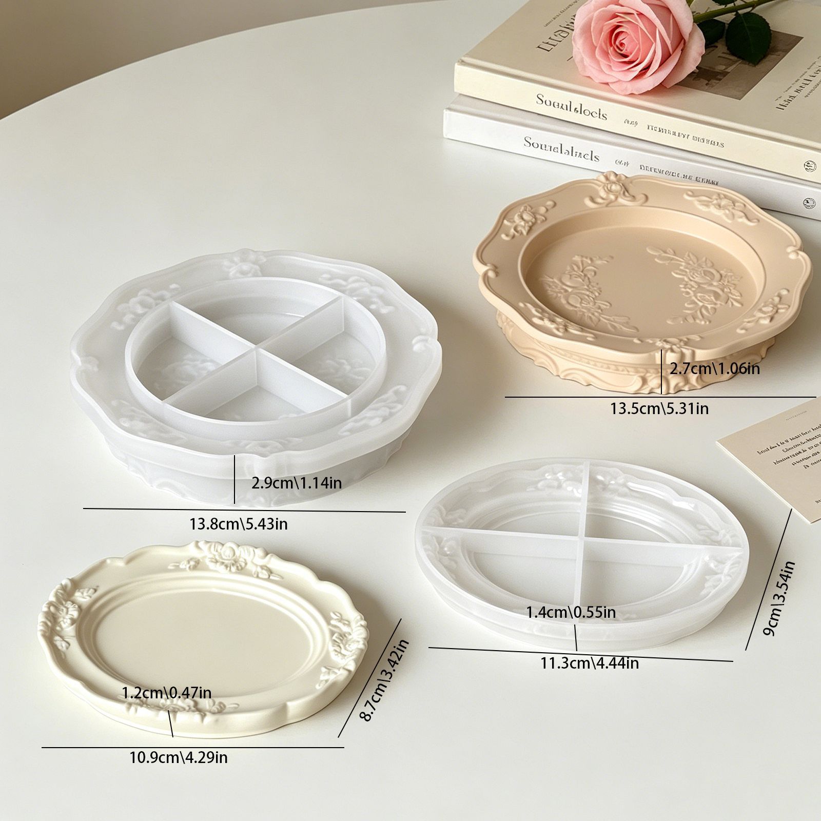 قالب سيليكون أنيق بتصميم باروك - مراجعة Soap Making Bar وسعره