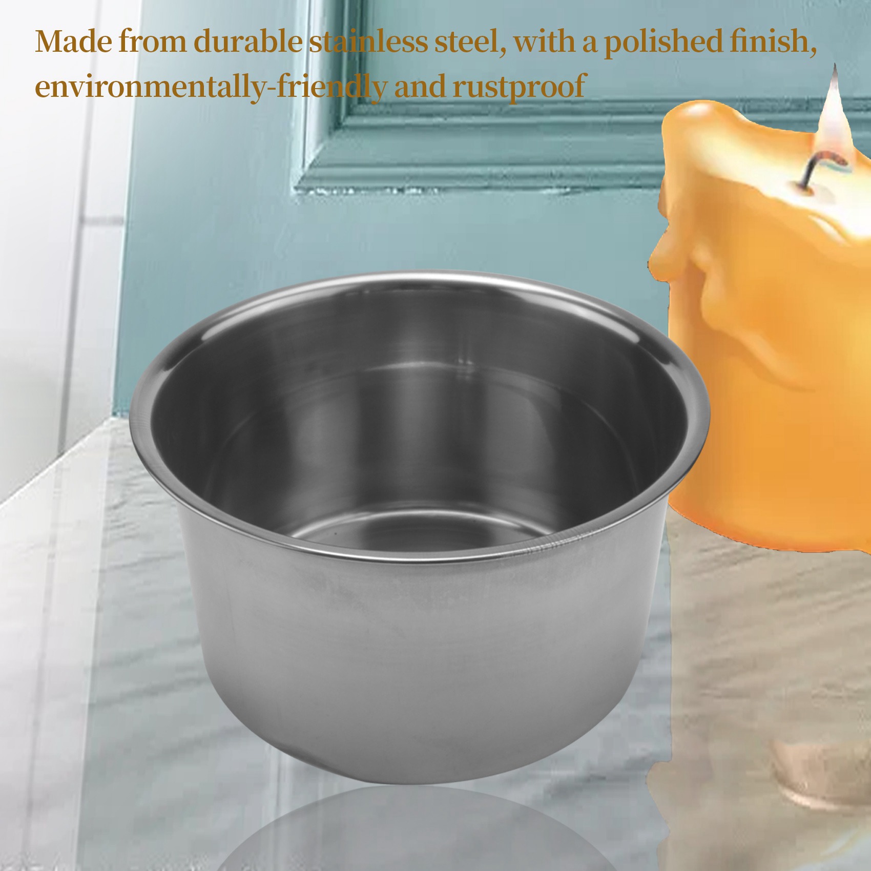 طقم AEE8-4 من الفولاذ المقاوم  - مراجعة Soap Making Double Boiler وسعره