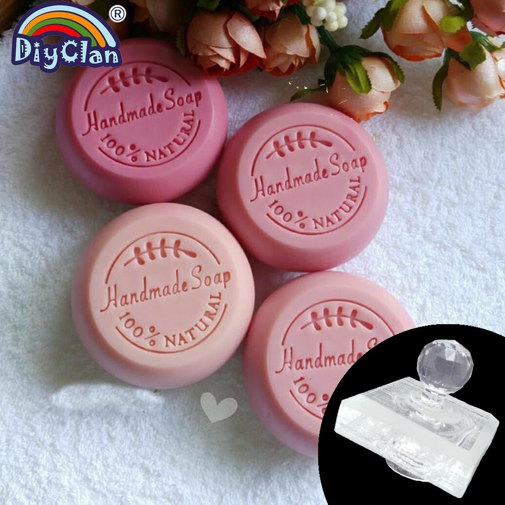 100% الطبيعية صابون يدوي الصنع - مراجعة Soap Stamp Custom وسعره