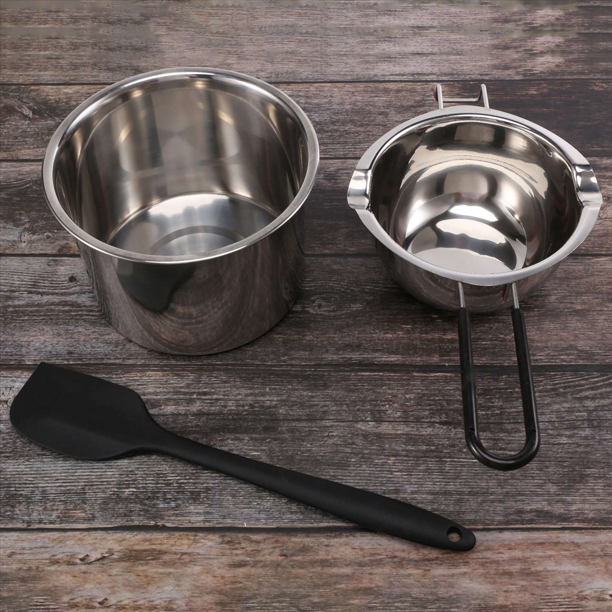 طقم وعاء تسخين مزدوج من ABLQ م - مراجعة Soap Making Double Boiler وسعره