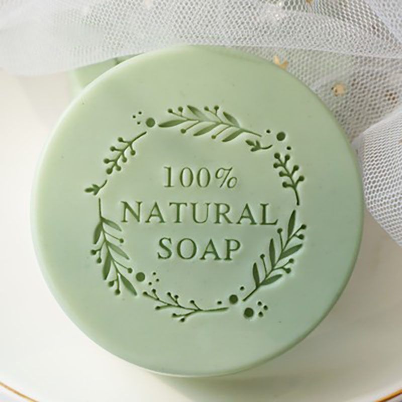 100% صابون طبيعي رسالة زهرة نم - مراجعة Soap Stamp Custom وسعره
