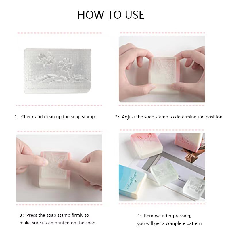 100% صابون طبيعي رسالة زهرة نم - مراجعة Soap Stamp Custom وسعره