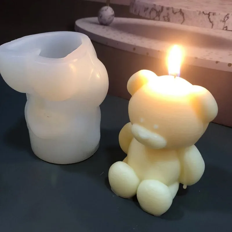 ثلاثية الأبعاد الدب سيليكون قا - مراجعة Soap Making Experiment وسعره