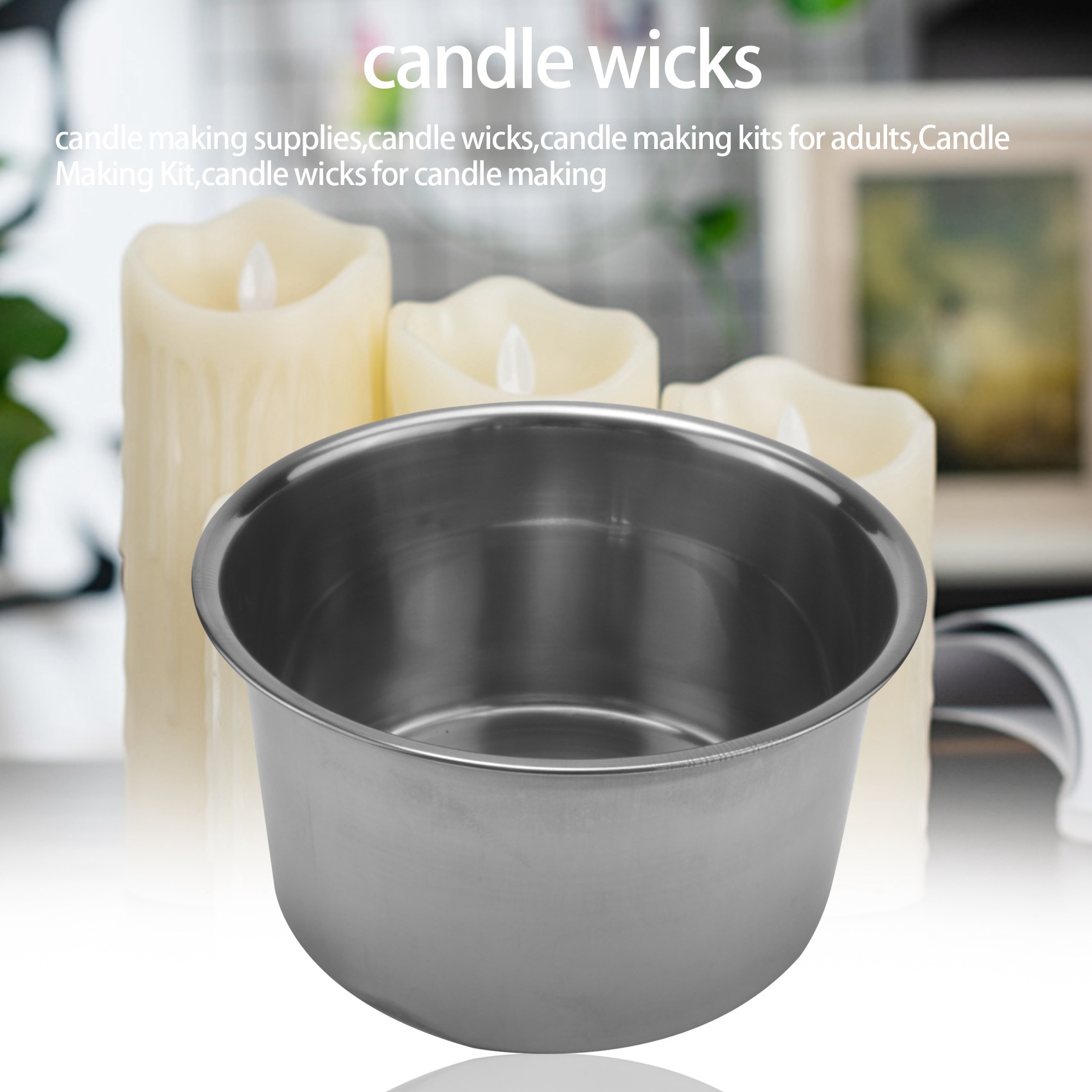 AB34-4 مجموعة الفولاذ المقاوم  - مراجعة Soap Making Double Boiler وسعره