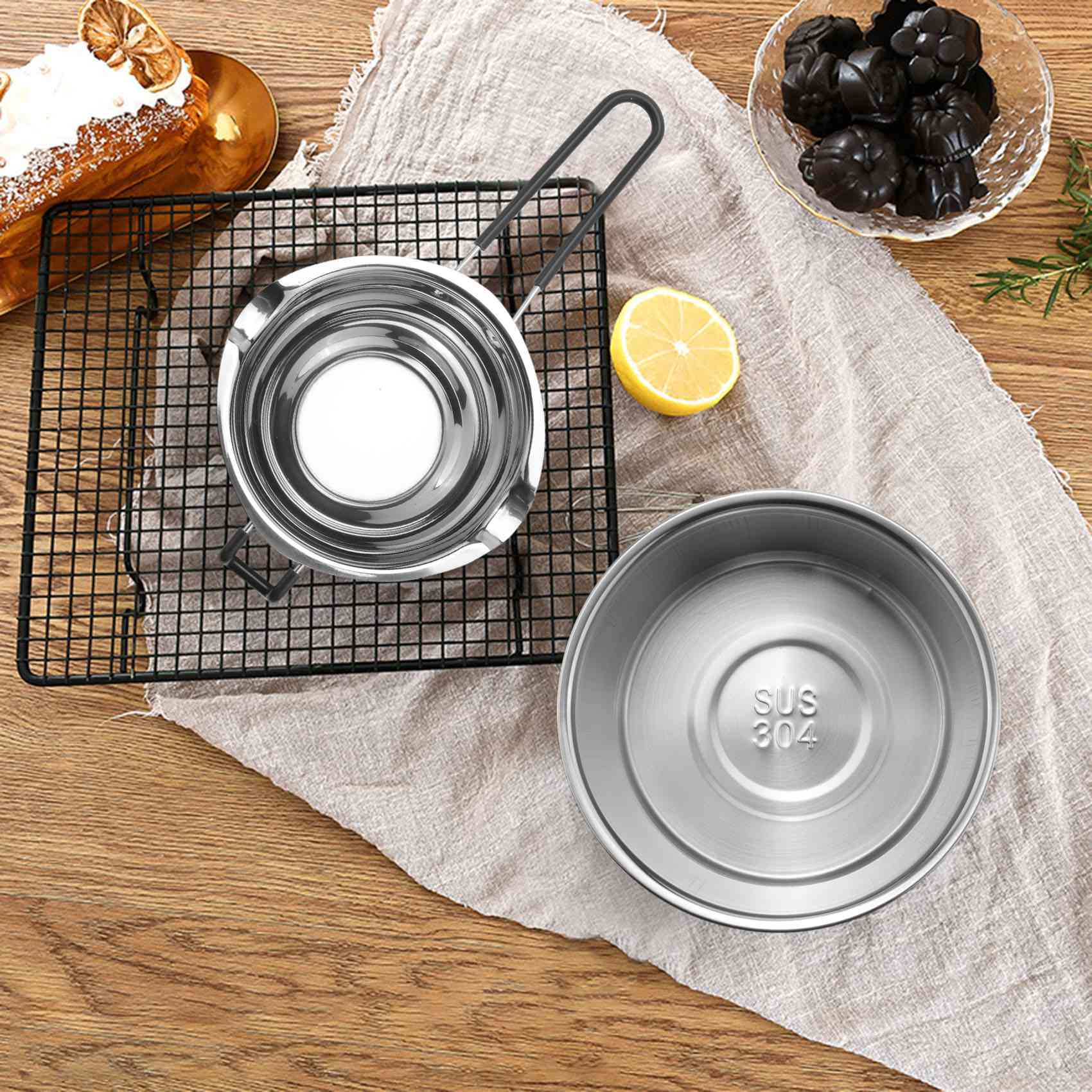 طقم قدور تسخين مزدوجة من الستا - مراجعة Soap Making Double Boiler وسعره