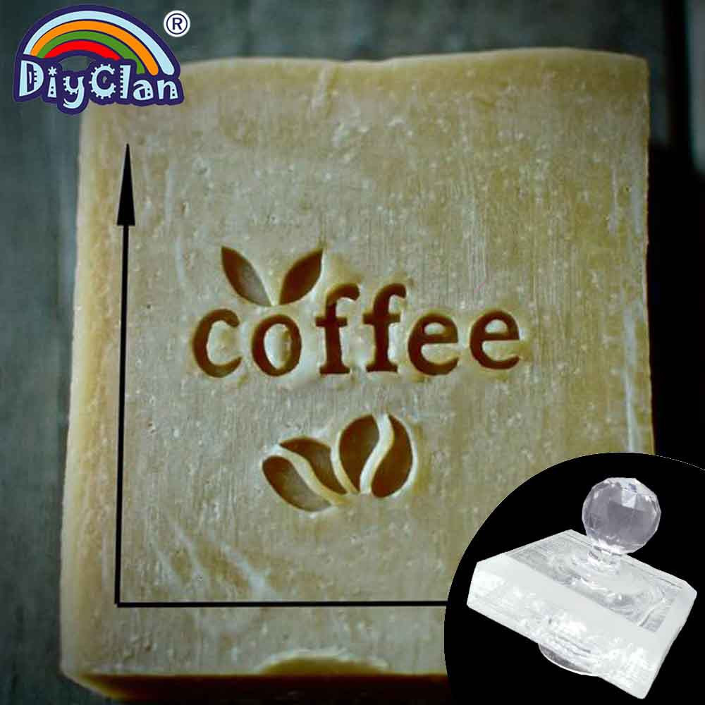 حبوب البن نمط اليدوية الصابون  - مراجعة Soap Stamp Custom وسعره