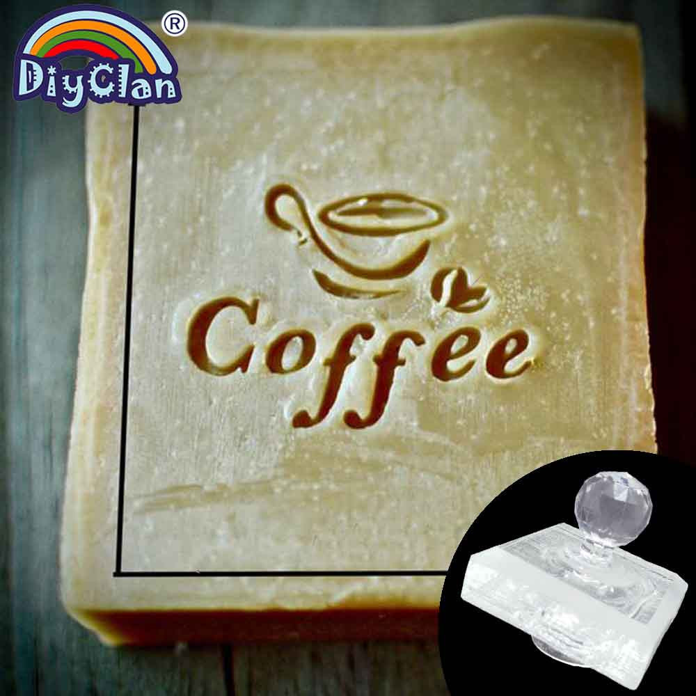 حبوب البن نمط اليدوية الصابون  - مراجعة Soap Stamp Custom وسعره