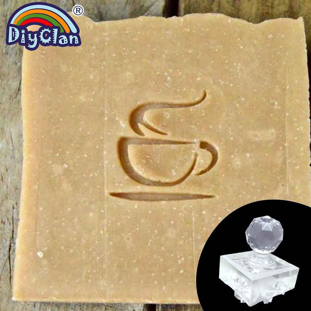 حبوب البن نمط اليدوية الصابون  - مراجعة Soap Stamp Custom وسعره