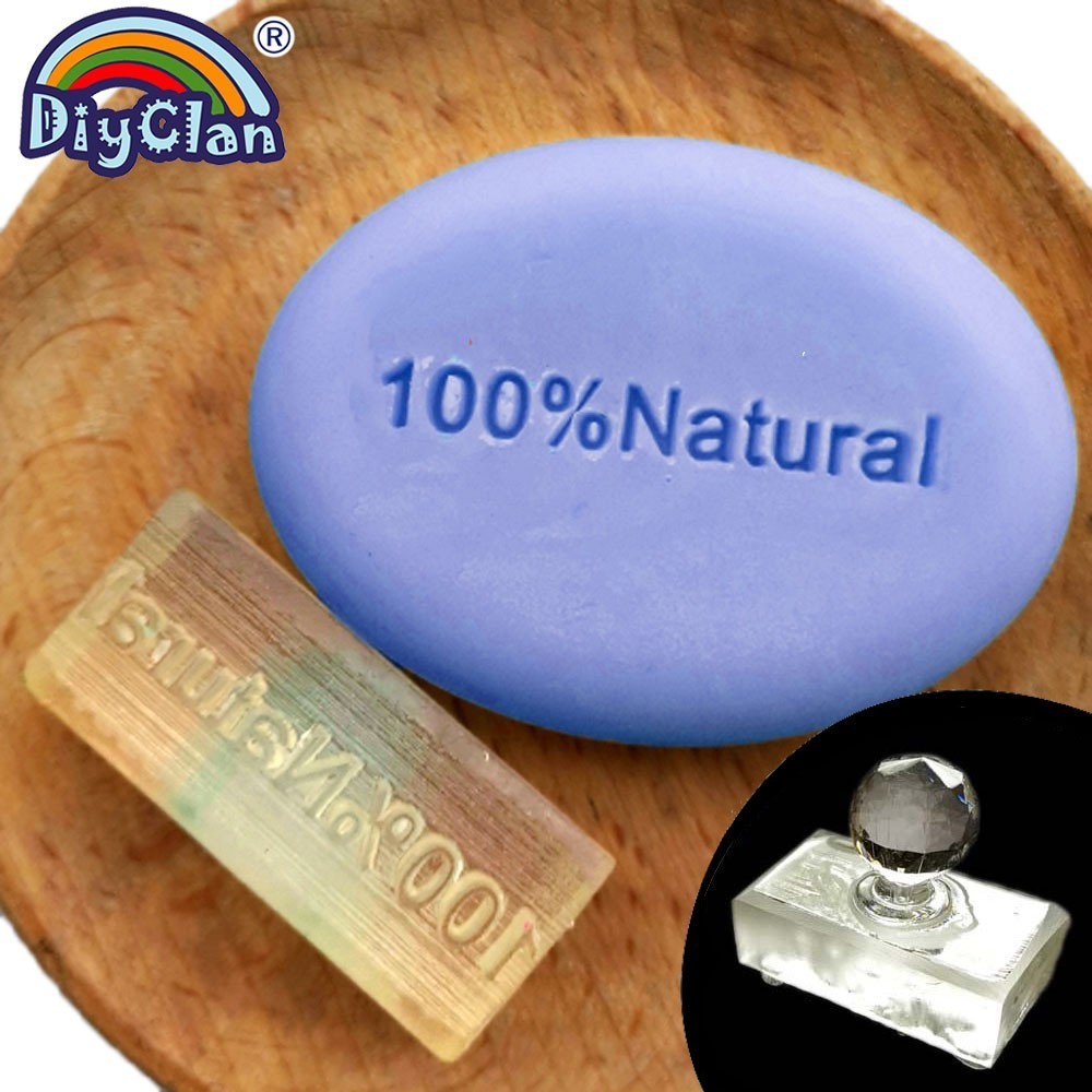 اليدوية الراتنج واضح الصابون خ - مراجعة Soap Stamp Custom وسعره
