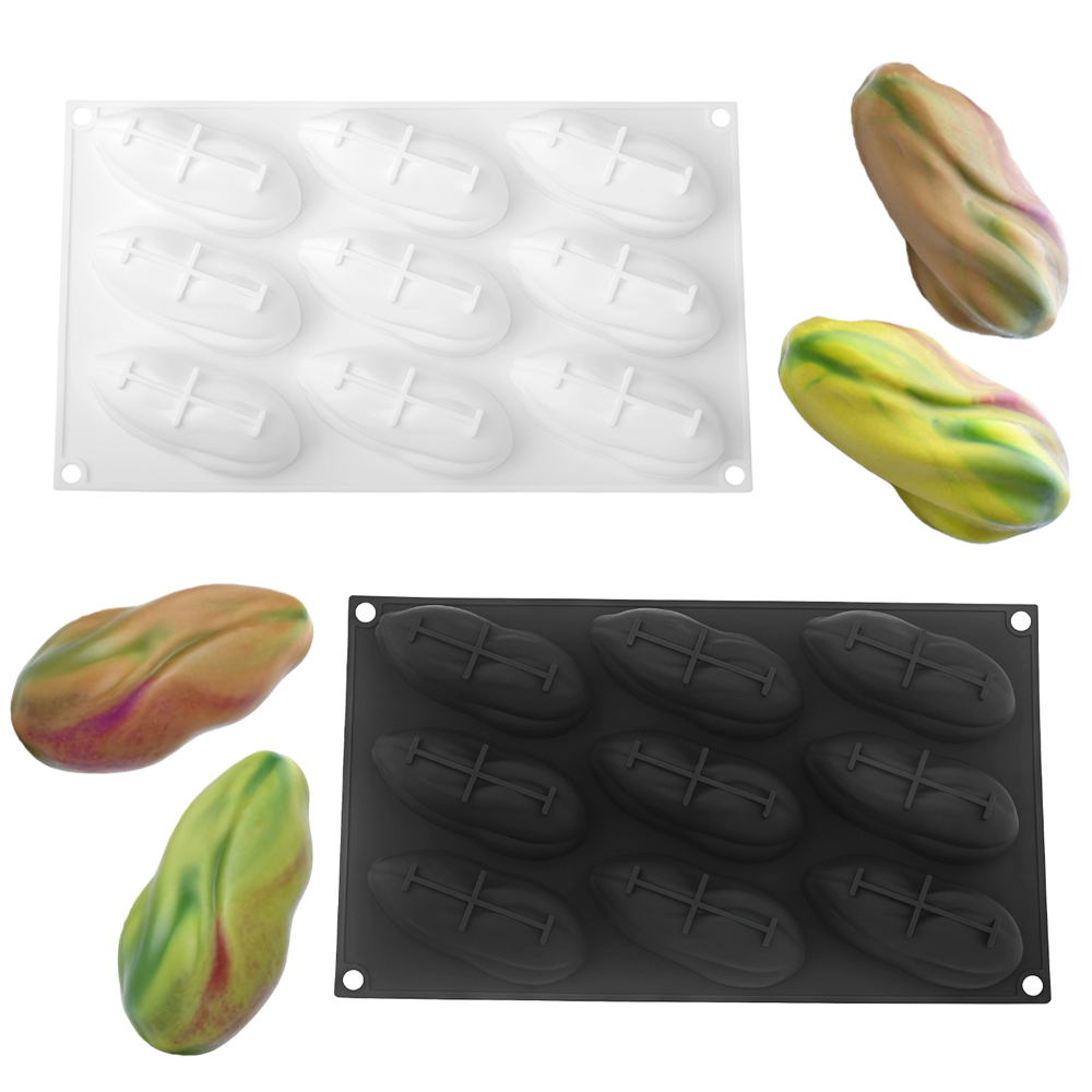 قالب سيليكون بتصميم الفستق لصن - مراجعة Soap Making Bar وسعره