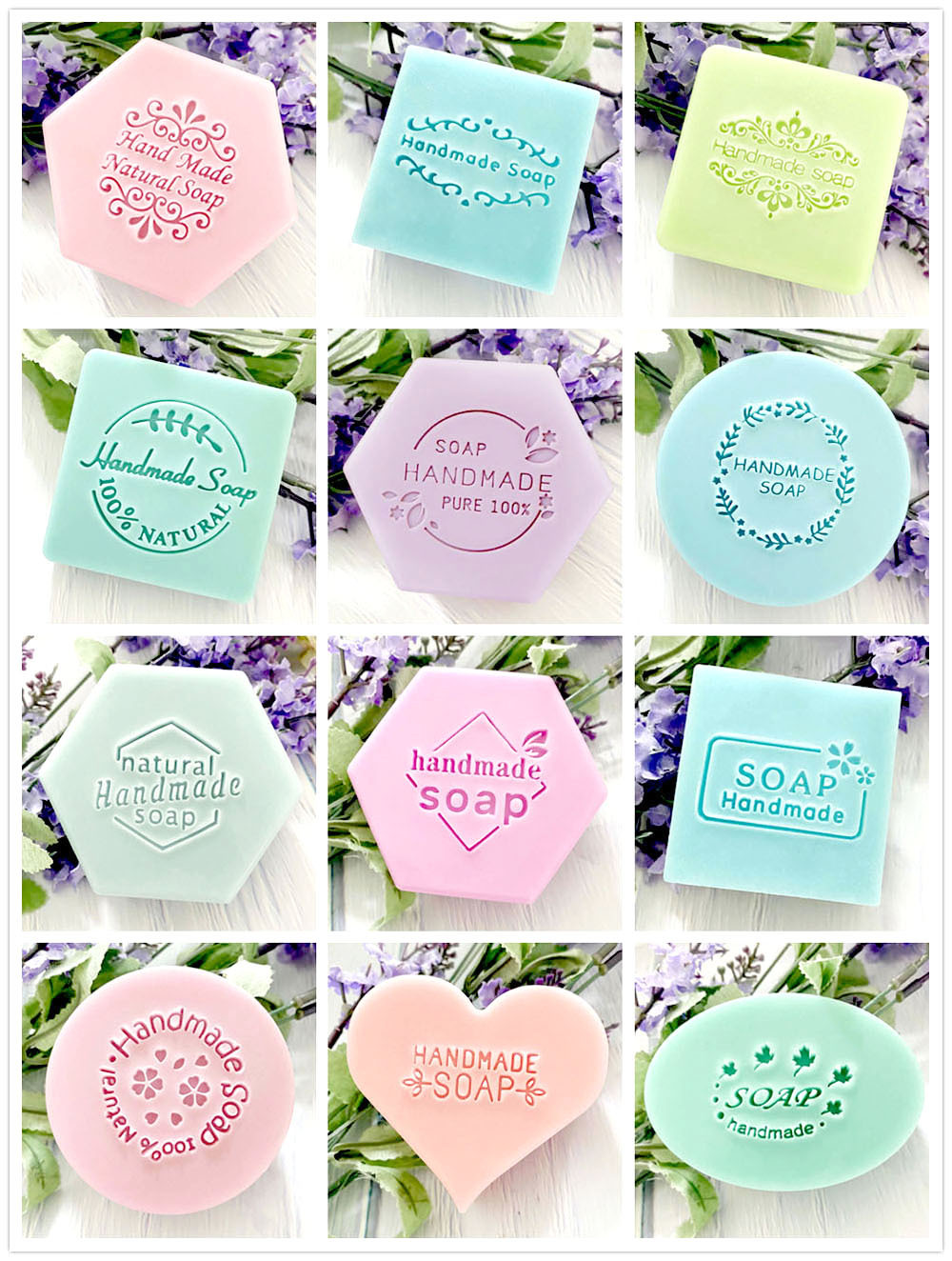 النباتات الإبداعية صابون يدوي  - مراجعة Soap Stamp Custom وسعره
